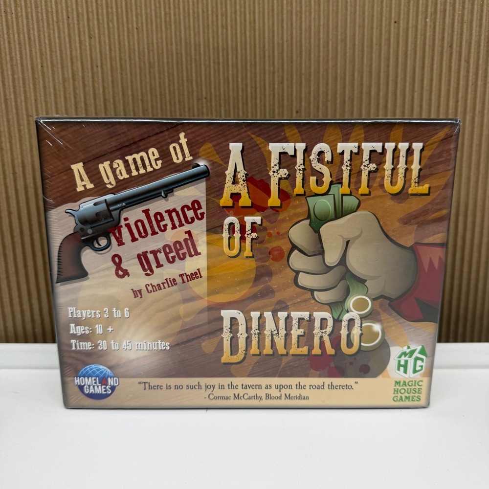 A Fistful of Dinero Board Game Magic House Games Western Card Drafting Sealed